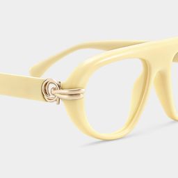 Aveline Blanc Aviateur lunettes4