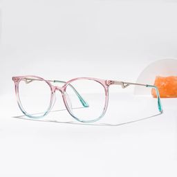 Lunettes rondes rose et vert Babbage0