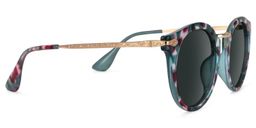 Lunettes Quentina Round Bleues2