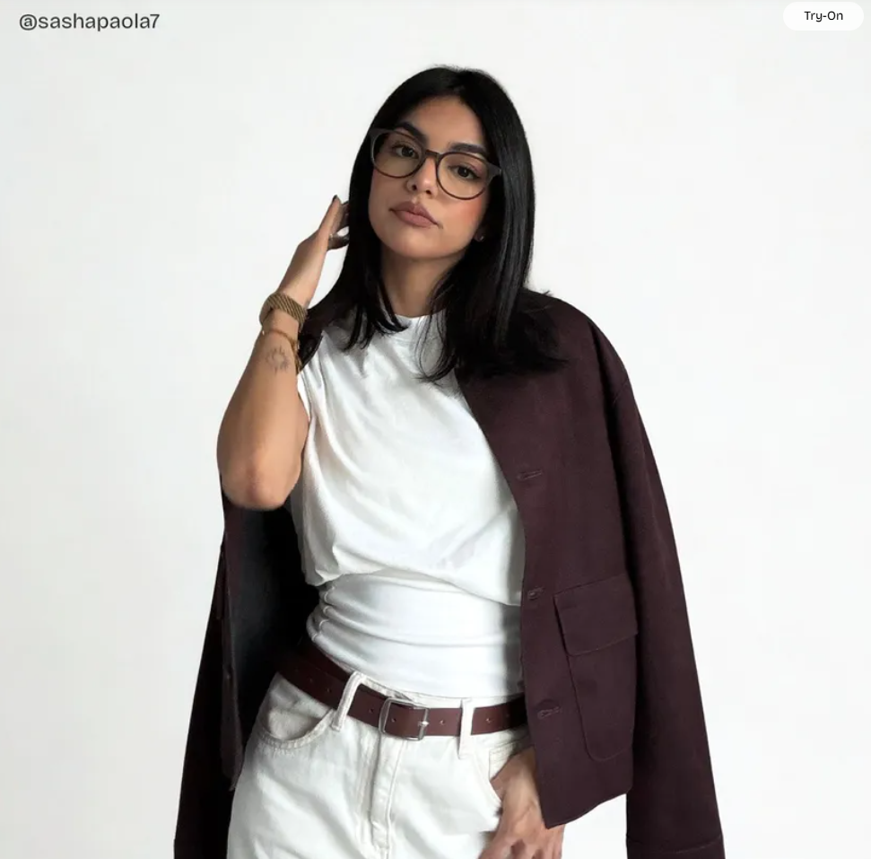 Allison Lunettes papillon en acétate marron mat5