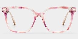 Carré Rose TR90 Lunettes1