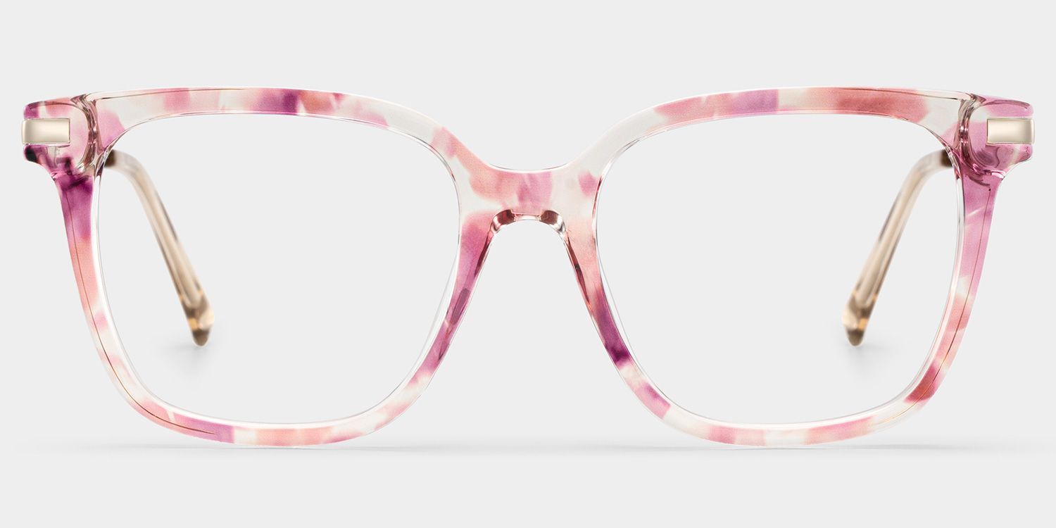 Jacqui Carré Rose TR90 Lunettes1