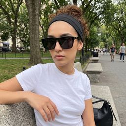 Paloma Noir Aviateur lunettes de soleil5