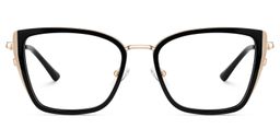 Juniper Noir Rectangulaire lunettes2