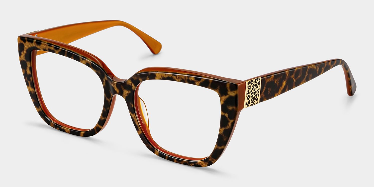 Tamarrah Cateye Léopard Lunettes4