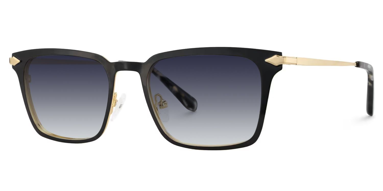 Chaney Rectangulaire Noir Métal Solaire2