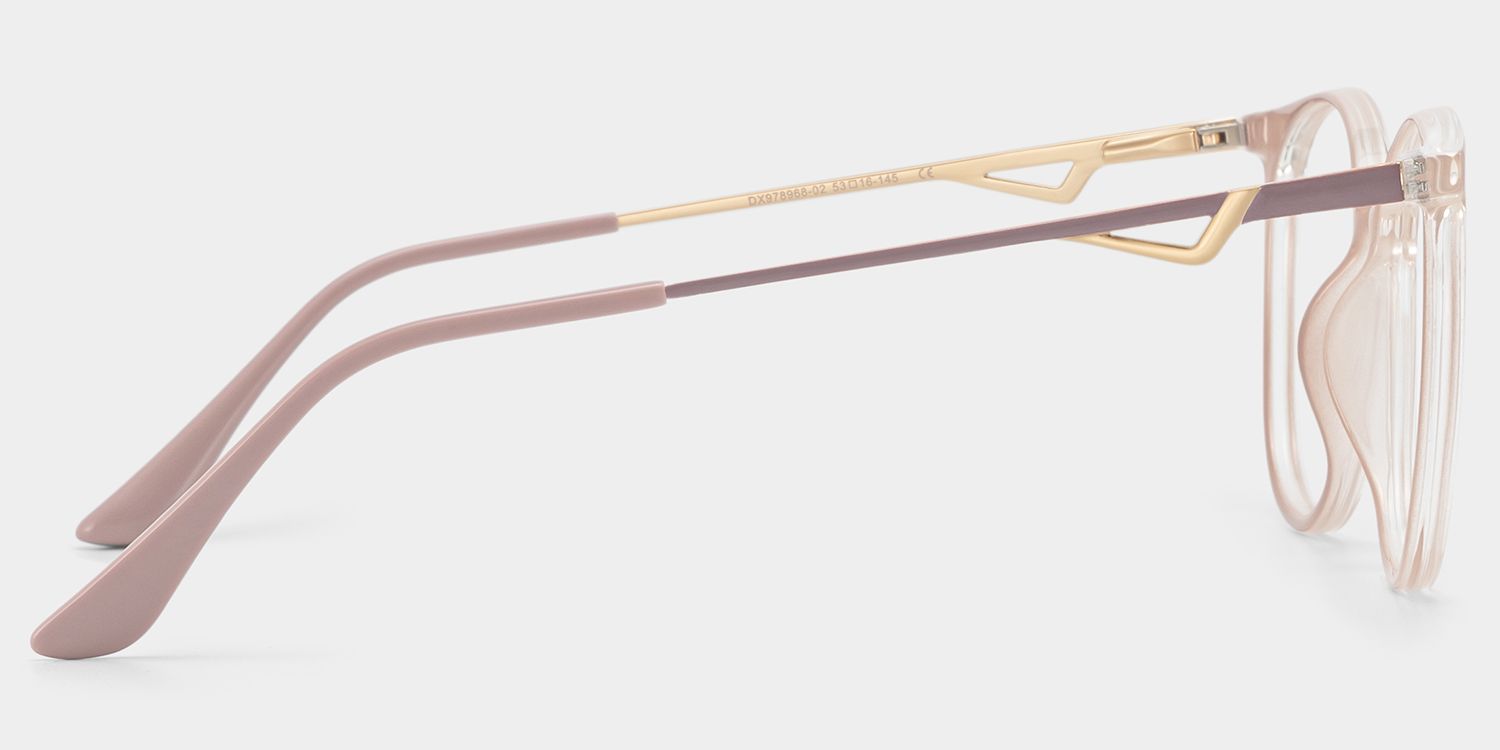 Lunettes rondes roses Chanty4