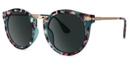 Lunettes Quentina Round Bleues1