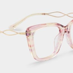 Papillon Acétate Rose Lunettes5