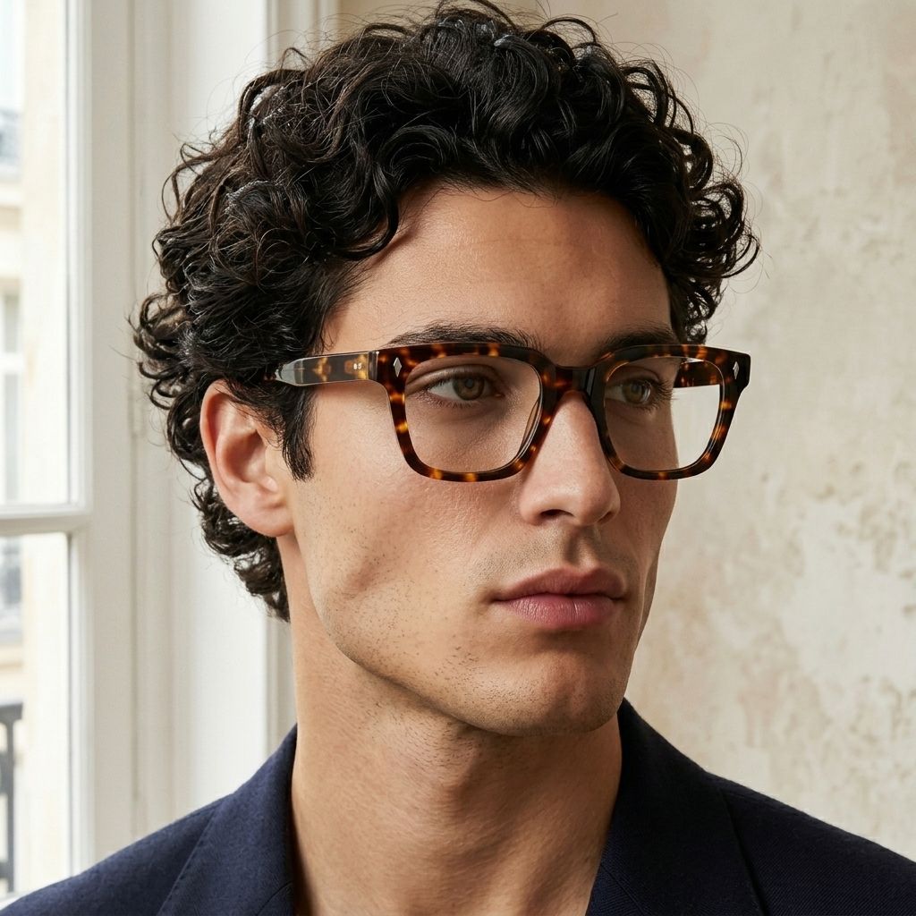 Lunettes rectangulaires tortue Nick5