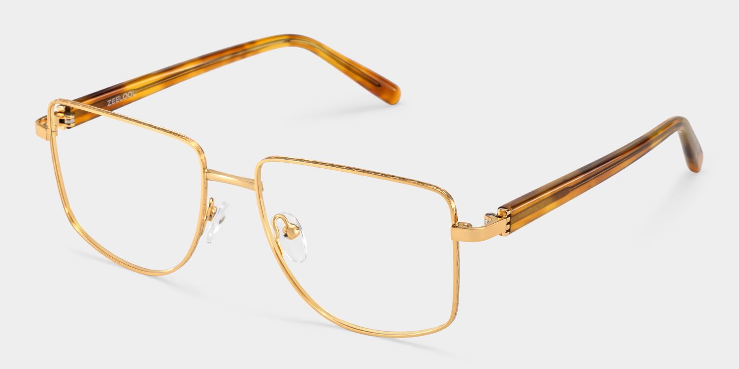 Felicity Géométrique Or Lunettes3