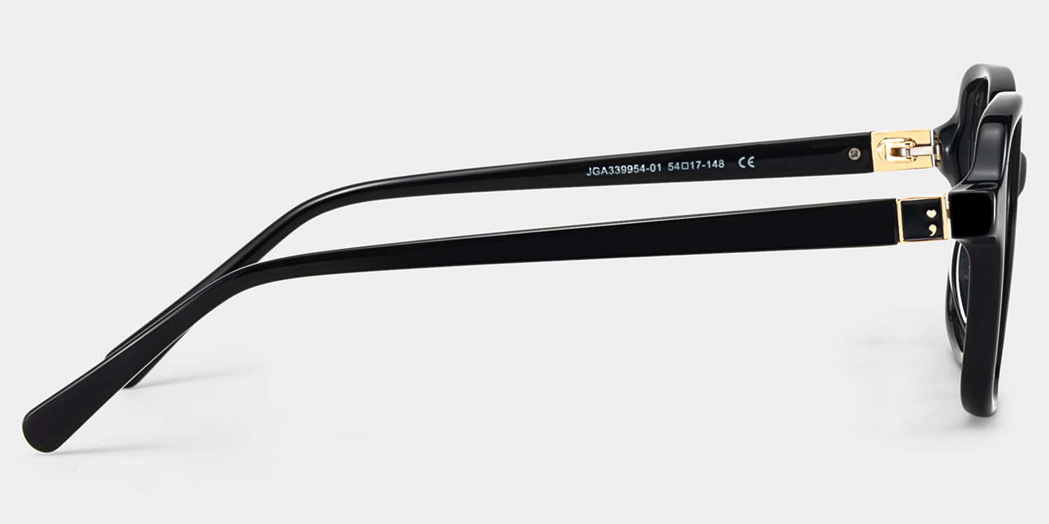 Talia Carré Noir Lunettes4