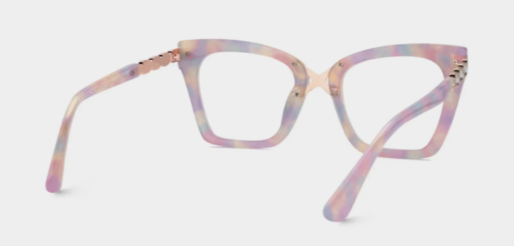 Darlyn Lunettes œil de chat roses mélangées4