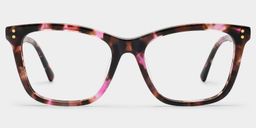 Papillon Acétate Tortue Rose Lunettes0