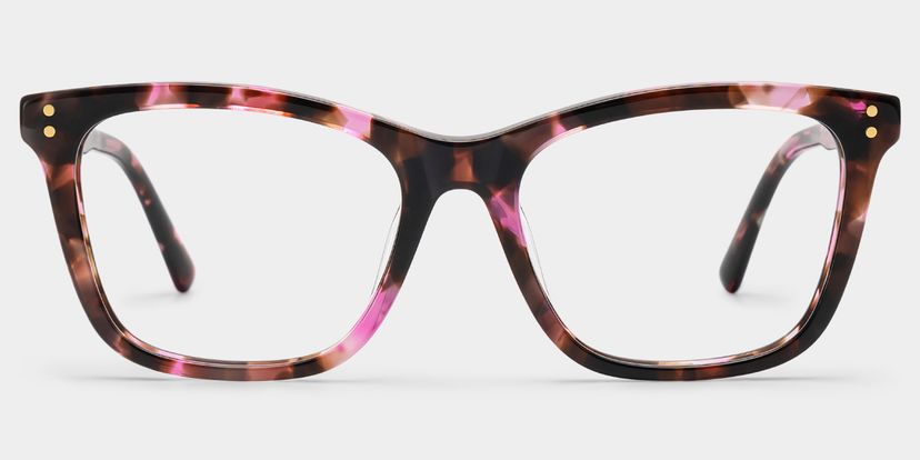 Papillon Acétate Tortue Rose Lunettes