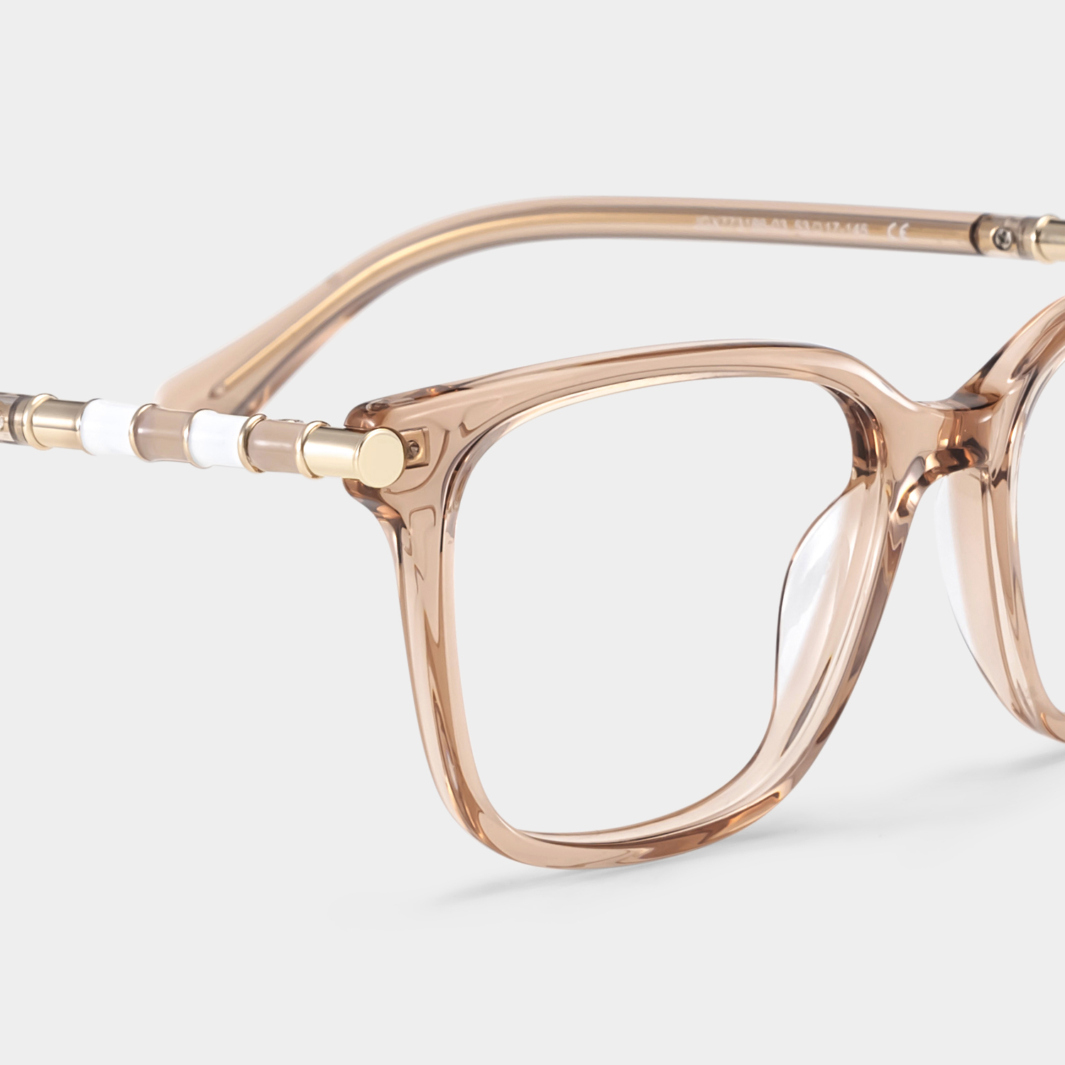 Delilah Carré Champagne Lunettes6