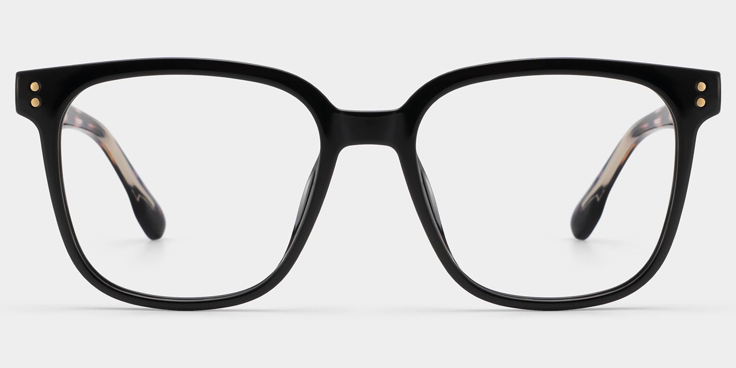 Donnalyn Carrées Noires TR90 Lunettes0