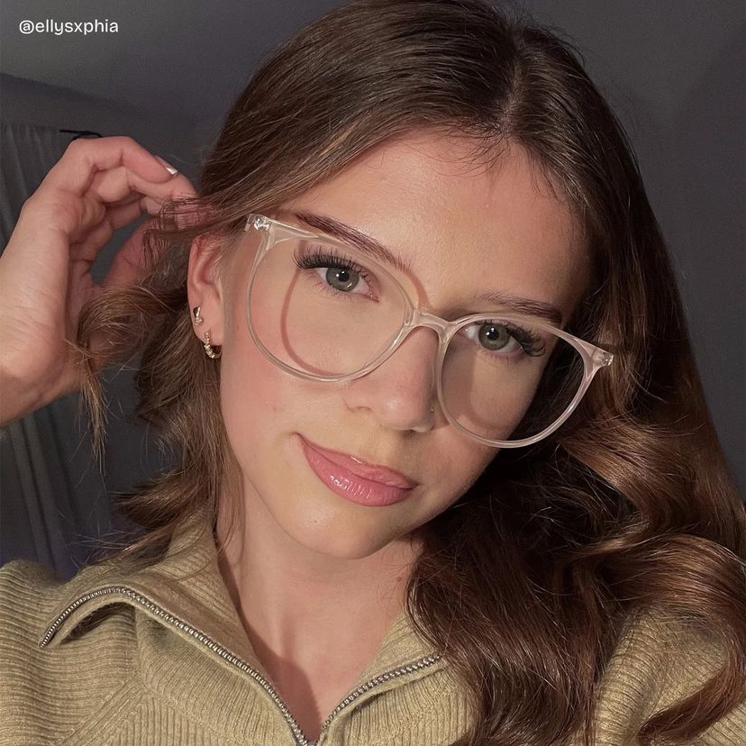 Lunettes rondes roses Chanty