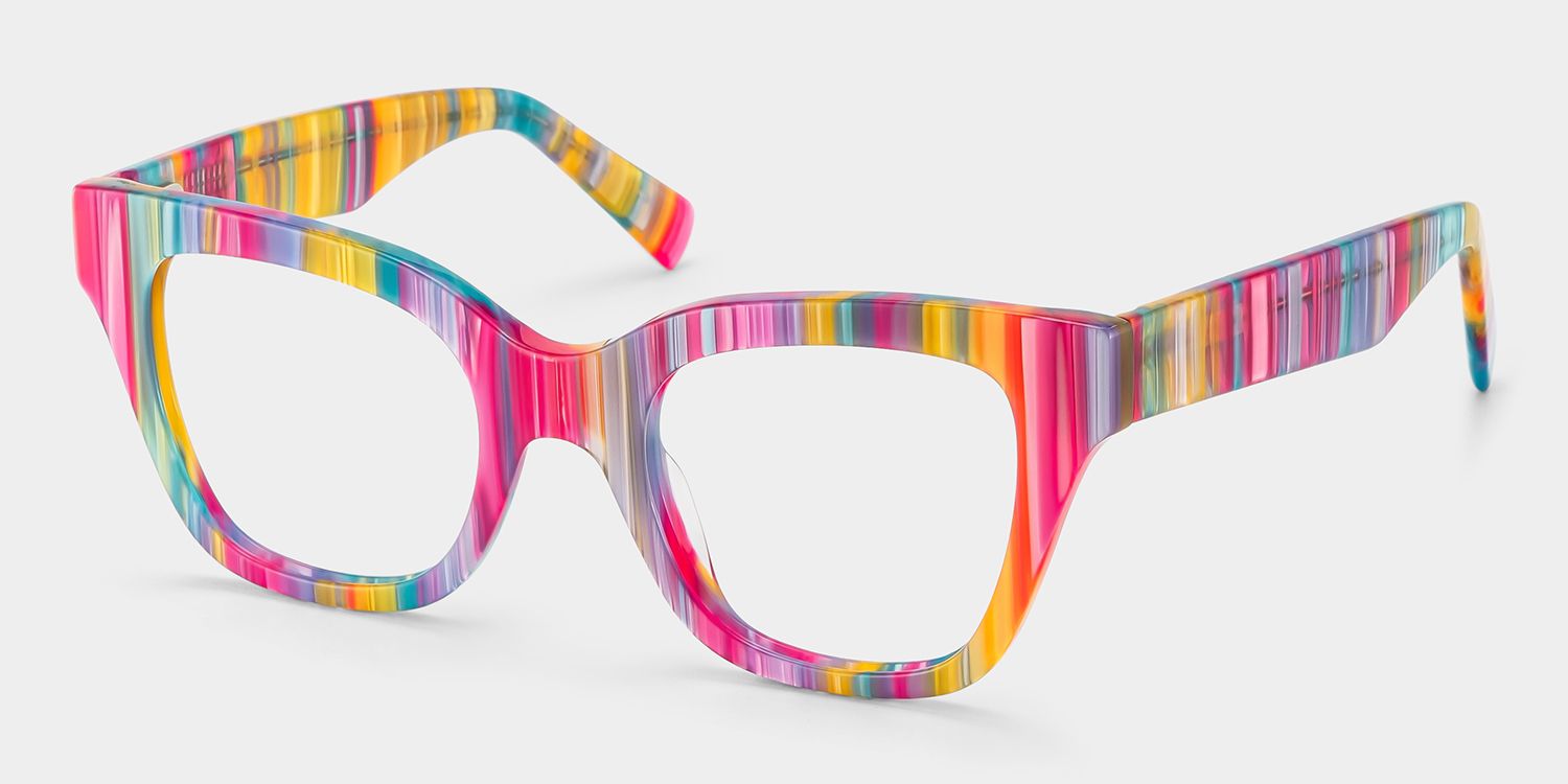 Nereyda Bonbons Couleur Lunettes Skittles | Zeelool Optique2