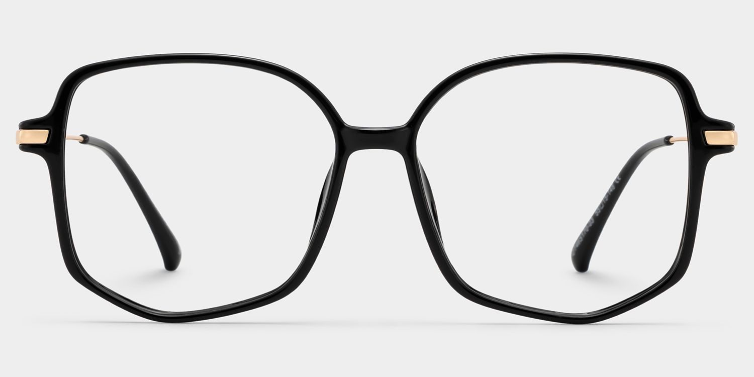Lunettes géométriques noires en TR901