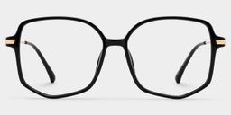 Lunettes géométriques noires en TR901