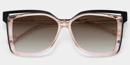 Twolla Beige Carré lunettes de soleil1