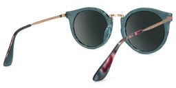 Lunettes Quentina Round Bleues3