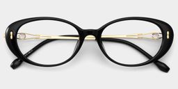 Ovale Noir Lunettes1