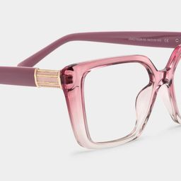 Géométriques Acétate Bicolores Lunettes5
