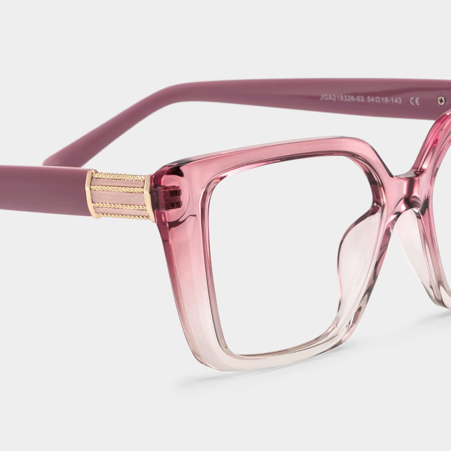 Emery Géométriques Acétate Bicolores Lunettes5