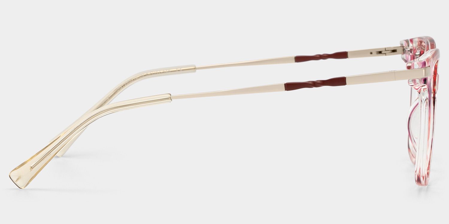 Jacqui Carré Rose TR90 Lunettes4