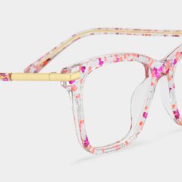 Eliot Rose Rectangulaire lunettes5