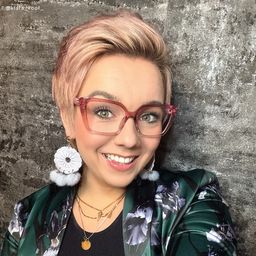 Géométriques Acétate Bicolores Lunettes7