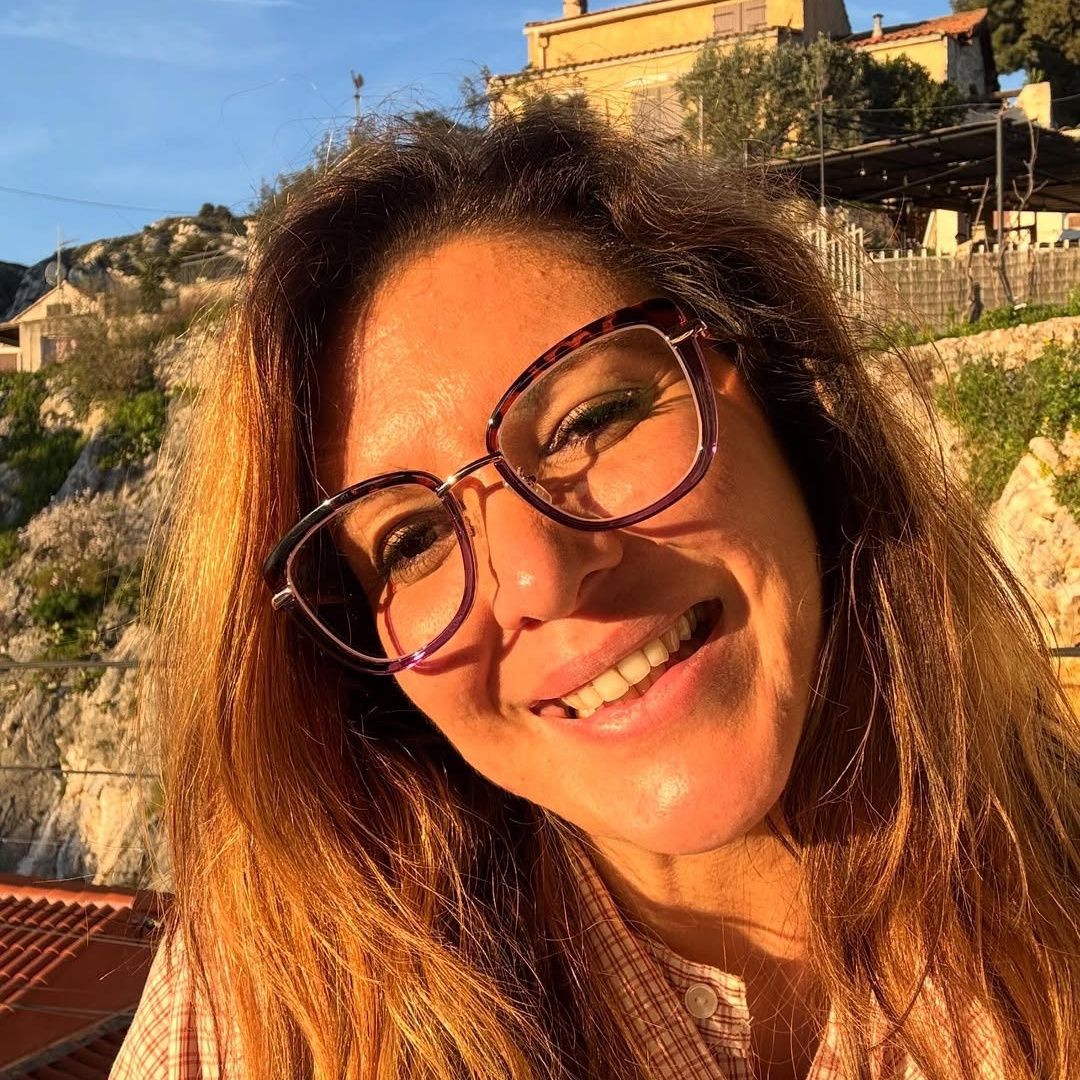 Adriana Bleu Rectangle Lunettes8