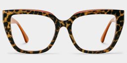 Tamarrah Léopard Cat-eye lunettes2