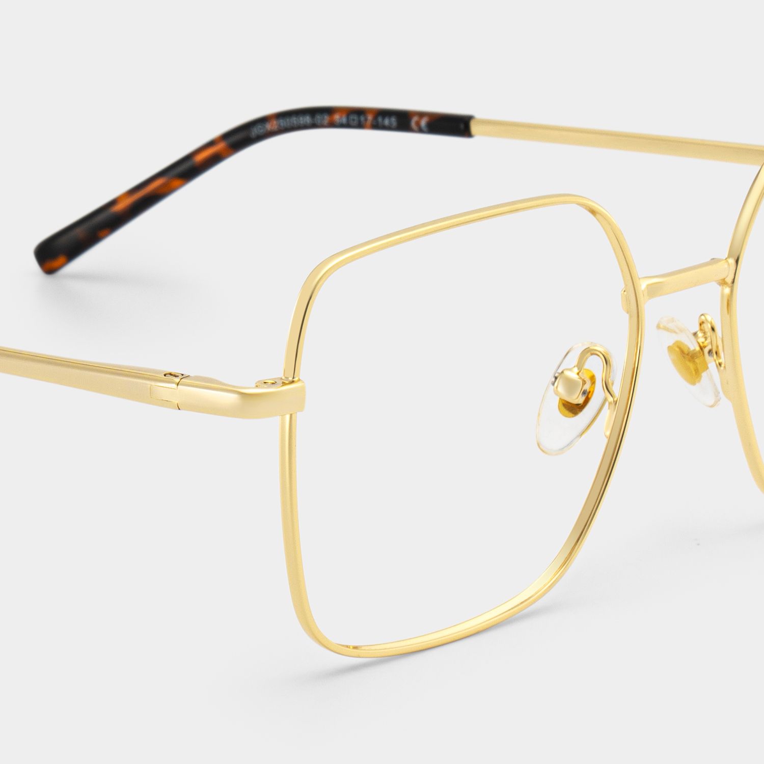 Abigail Doré Carré Lunettes5