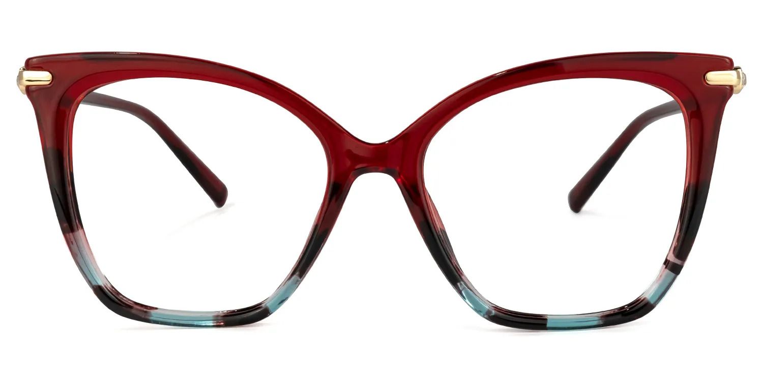 Lamar Lunettes Papillon Rouges1