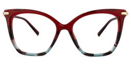 Lamar Lunettes Papillon Rouges1