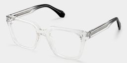 Lunettes rectangulaires transparentes Nick2