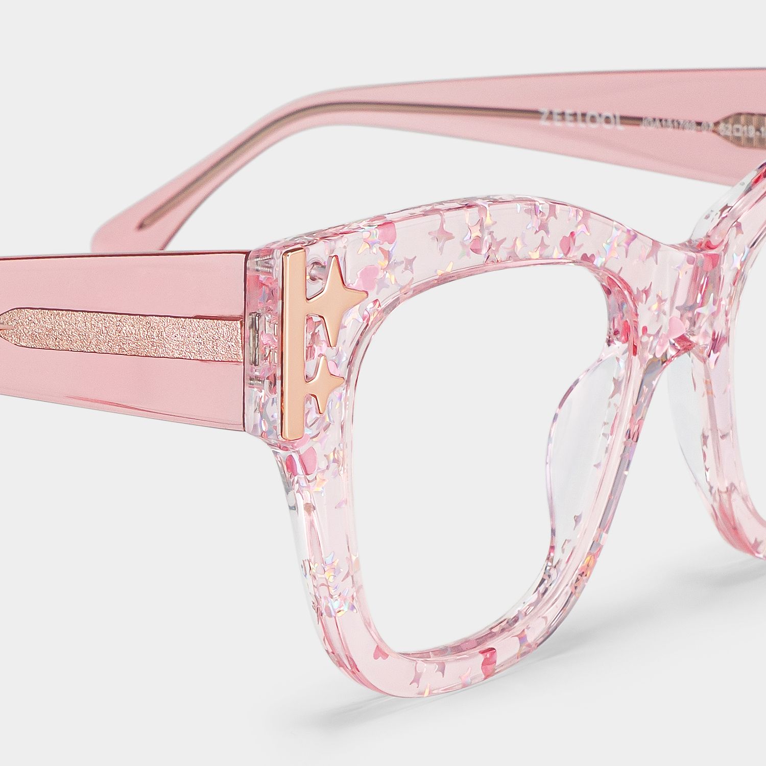 Minfia Carré Rose Lunettes5