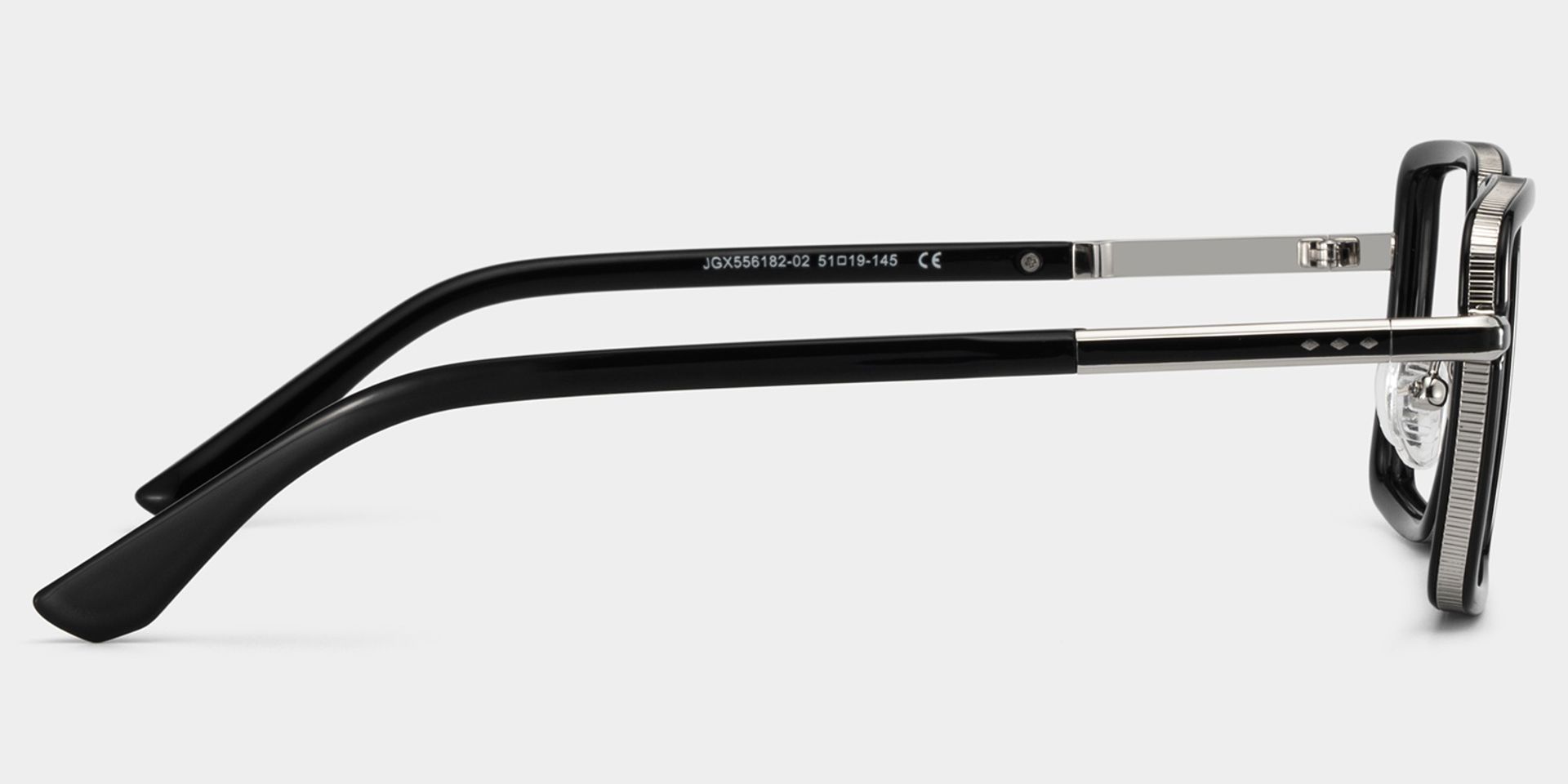 Hunter Carré Noir Lunettes3