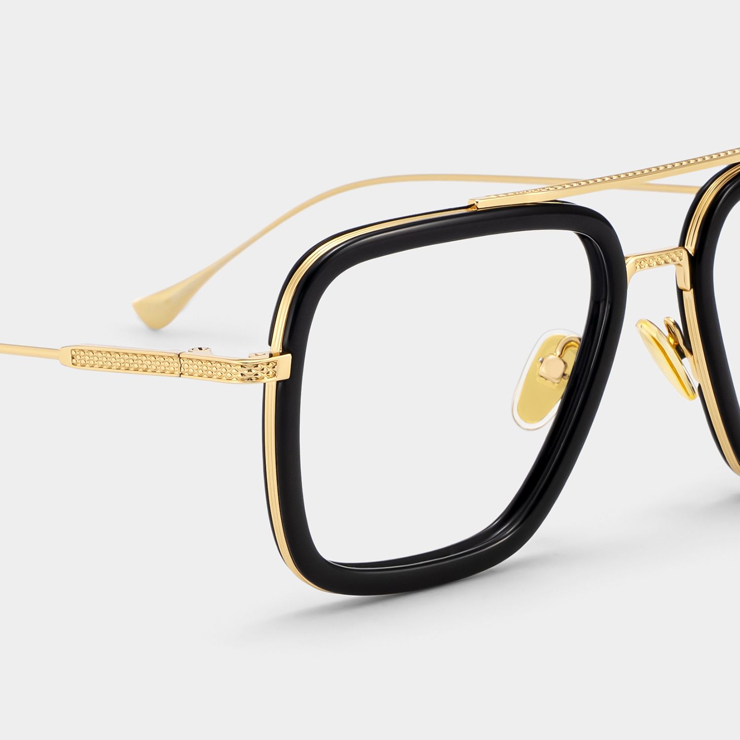 Gifford Noir Aviateur Lunettes4