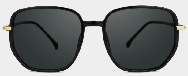 Joana Géométrique Noir TR90 Solaire0