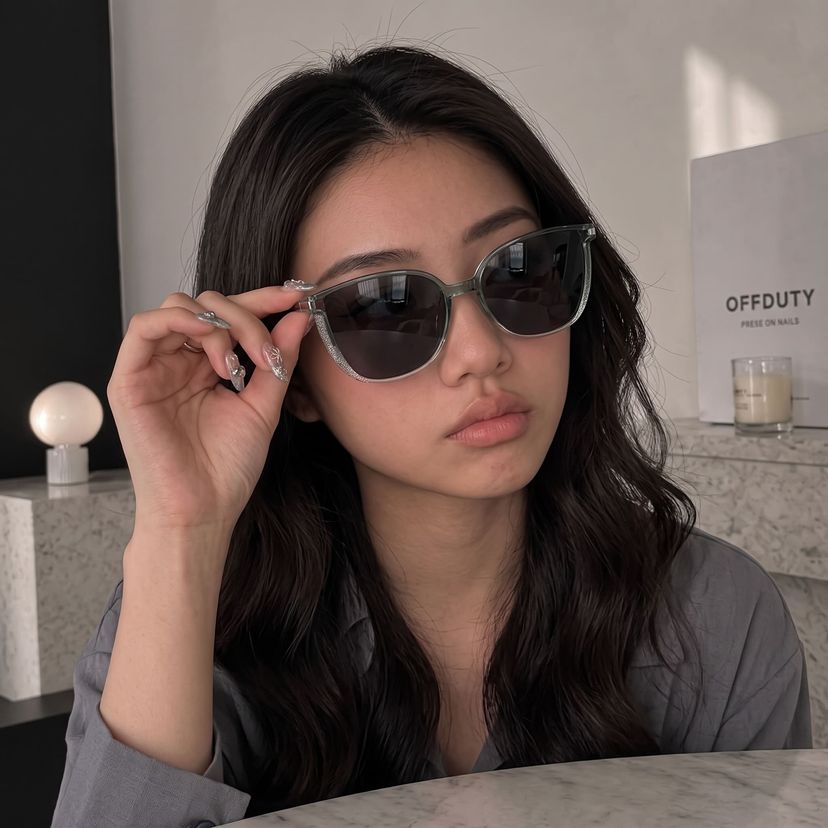 Rodz Bleu Carré Lunettes