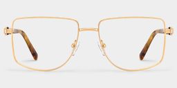 Felicity Géométrique Or Lunettes1