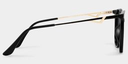 Chanty noir Ronde lunettes de soleil3