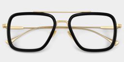 Gifford Noir Aviateur lunettes1