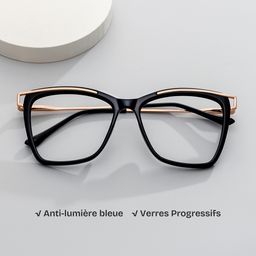 Lunettes Krystle Square Noir0