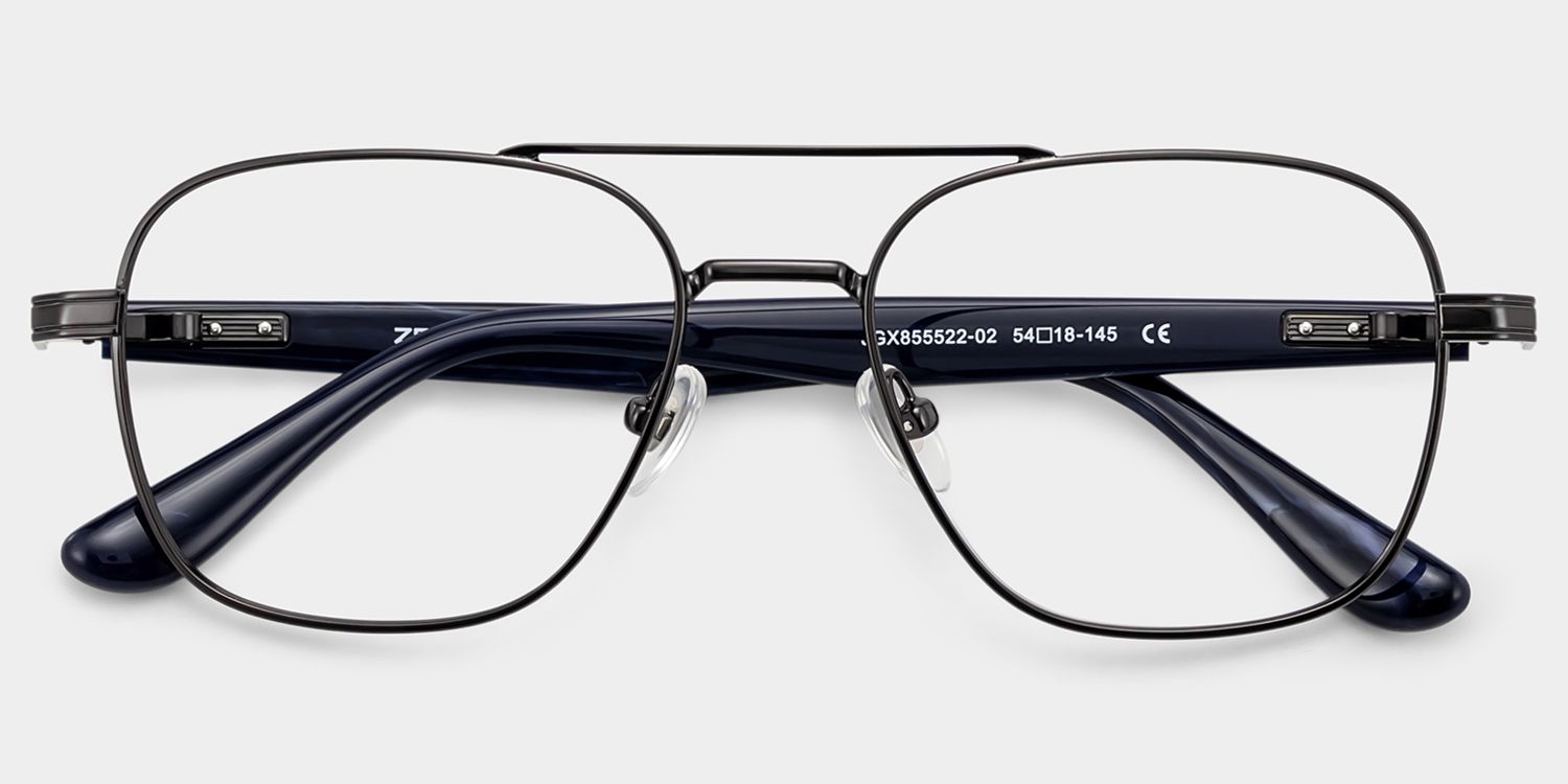 Anderson Lunettes aviateur noires2