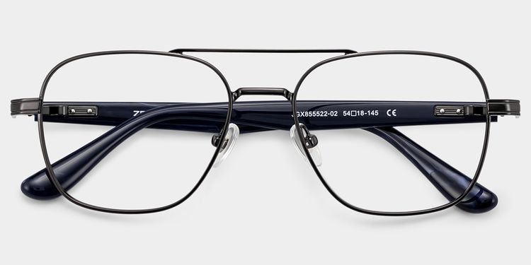 Lunettes aviateur noires